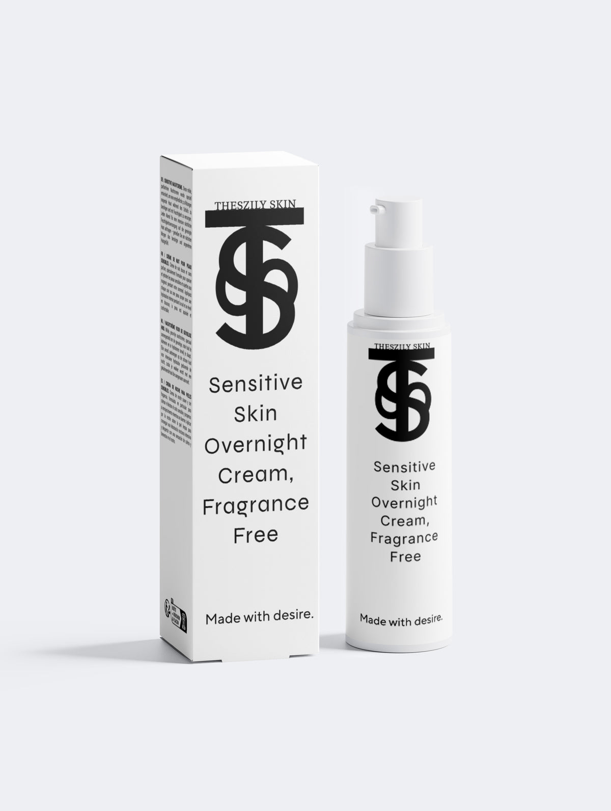 Sensitive Skin Overnight Cream, Fragrance Free